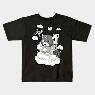 fukinride and friend of sky Kids T-Shirt